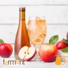Apple cider in a bottle and glass for Cider Making Tests and Equipment